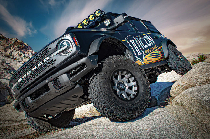 ICON 48700C Fits 2021-2024 Ford Bronco Front 2.5 VS Remote Reservoir with CDCV Coilover Kit