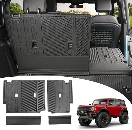 Rear Seat Back Cover Backrest Protectors for Ford Bronco 2021-2024 with Dog Seat Liner