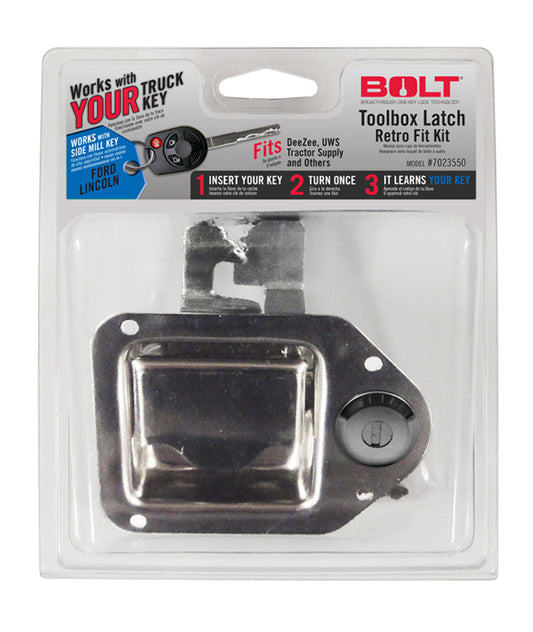 Bolt Lock 7023550 Toolbox Latch Retro-fit Kit Ford Side Cut Fits 2021-2024 Ford Bronco