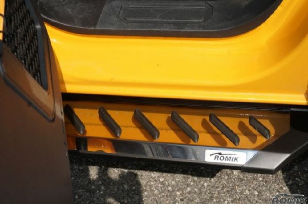 Romik® 6" RZR Series Polished Running Boards For 2021-2024 Ford Bronco 32388418