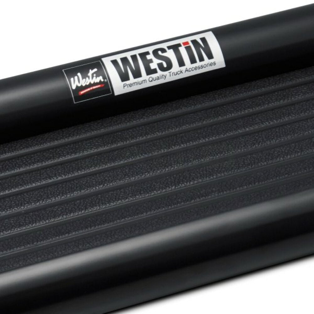 Westin 6" Sure-Grip Cab Length Black Running Boards with Black Trim For 2021-2024 Ford Bronco 4-Door 27-6105
