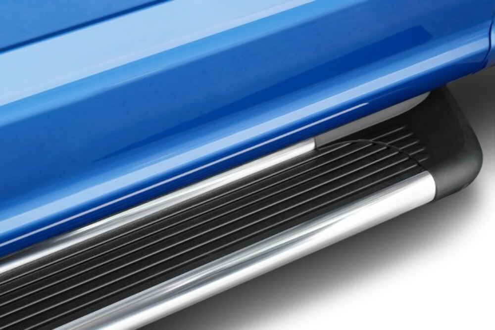 Westin 6" Sure-Grip Black Running Boards with Brite Trim For 2021-2024 Ford Bronco 4-Door 27-6620