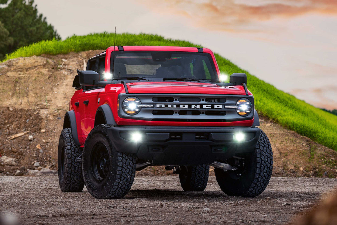 2021-2023 Ford Bronco Morimoto Xb Led Headlights White Drl
