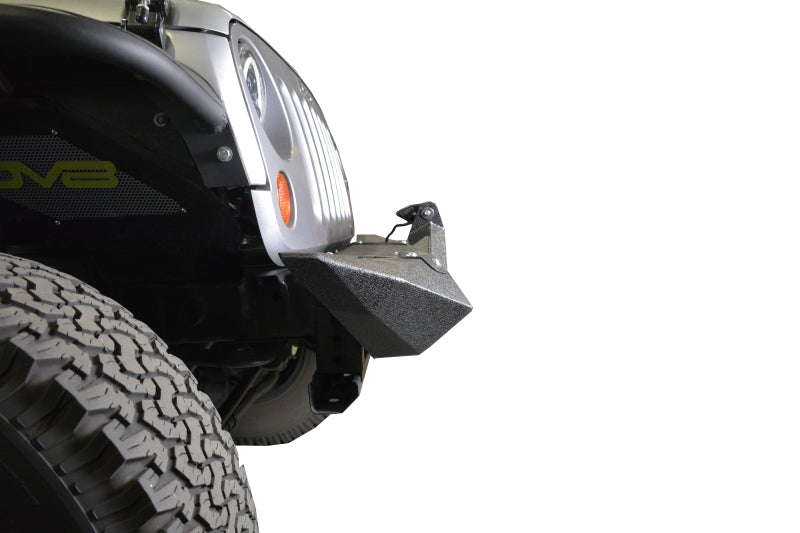 Jk/Jl Front Bumper W/Light Bracket Winch Plate 07-18 Wrangler Jk/Jl Steel Stubby