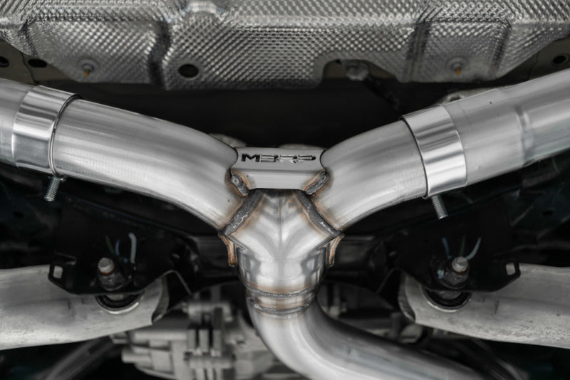 MBRP Aluminized 2.5" Resonator-Back Dual Split Rear Exit Exhaust System Fits 2021-2021 Ford Bronco Sport S5207AL