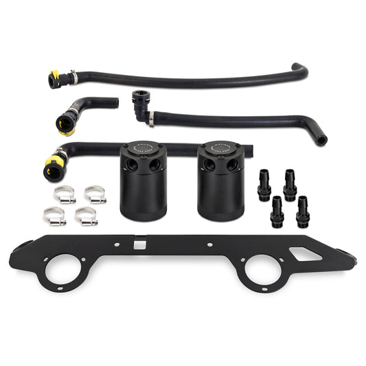 Mishimoto MMBCC-BR27-21S Baffled Oil Catch Can System For 2021-2024 Ford Bronco 2.7L
