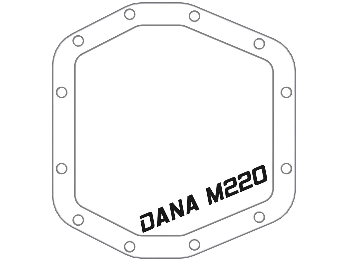 aFe Power 46-71290A Fits 2021-2024 Ford Bronco Raw Metal Dana M220 Differential Cover W/Machined Fins