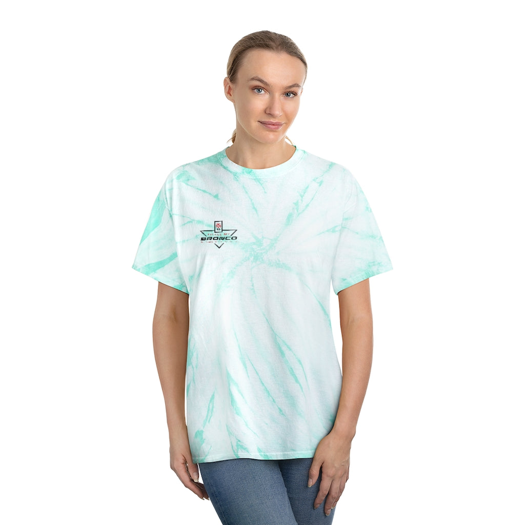 Tickle My Bronco Tie-Dye Tee, Cyclone