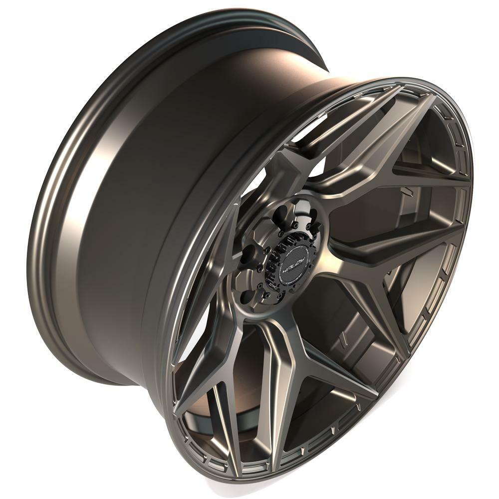 4PLAY Gen3 4P06 22x10 6x135mm & 6x5.5" Bronze for 2021-2023 Ford Bronco
