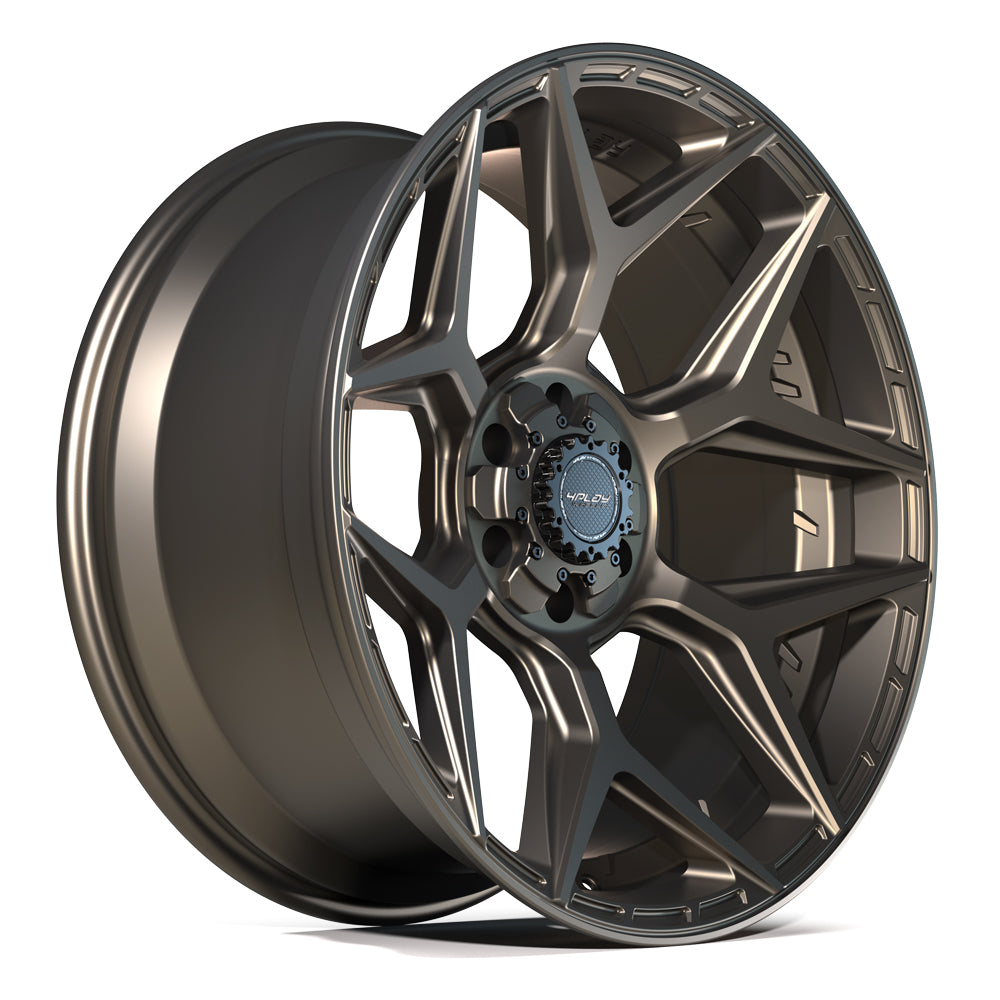 4PLAY Gen3 4P06 22x10 6x135mm & 6x5.5" Bronze for 2021-2023 Ford Bronco