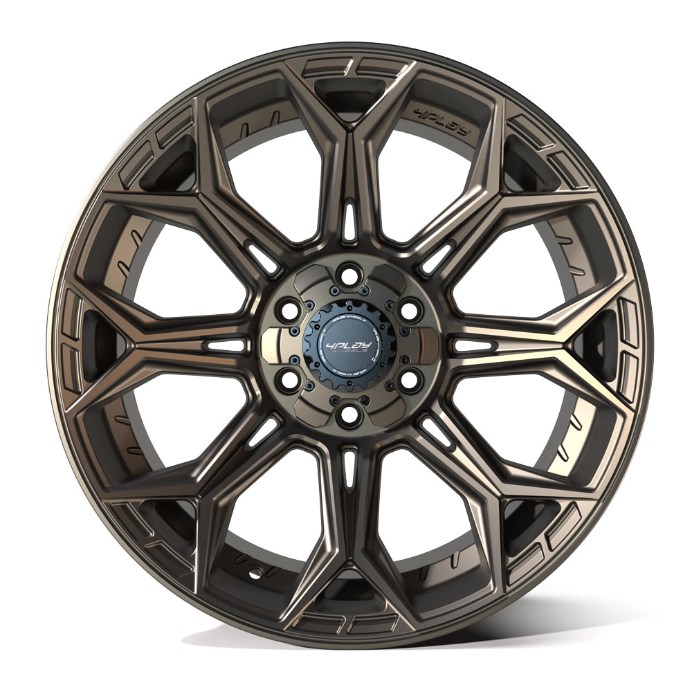 4PLAY Gen3 4P83 20x10 6x135mm & 6x5.5" Bronze for 2021-2023 Ford Bronco