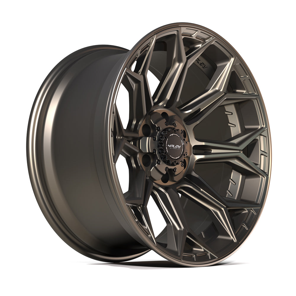 4PLAY Gen3 4P83 20x10 6x135mm & 6x5.5" Bronze for 2021-2023 Ford Bronco