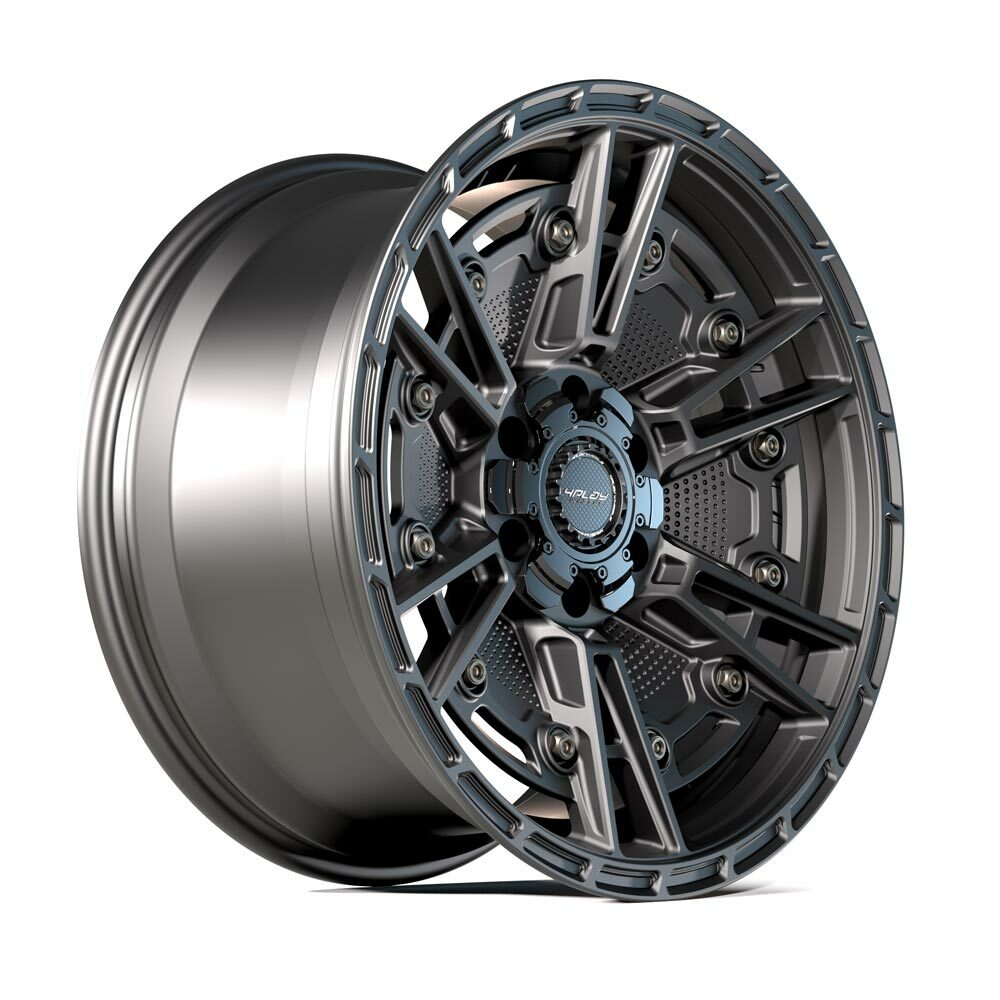 4PLAY Sport2.0 4PS01 17x9 -6et 5x5" & 5x5.5" Matte Black for 2021-2023 Ford Bronco
