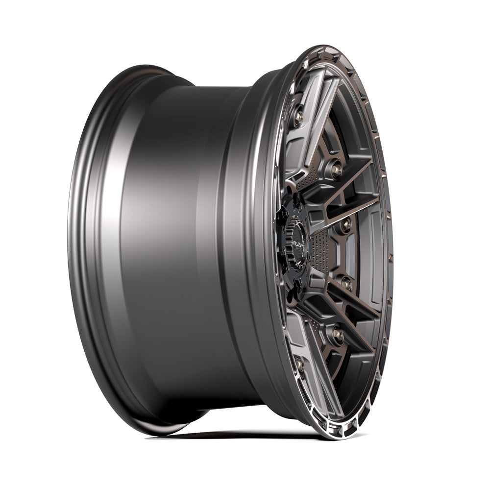 4PLAY Sport2.0 4PS01 17x9 -6et 6x135mm & 6x5.5" Matte Black for 2021-2023 Ford Bronco