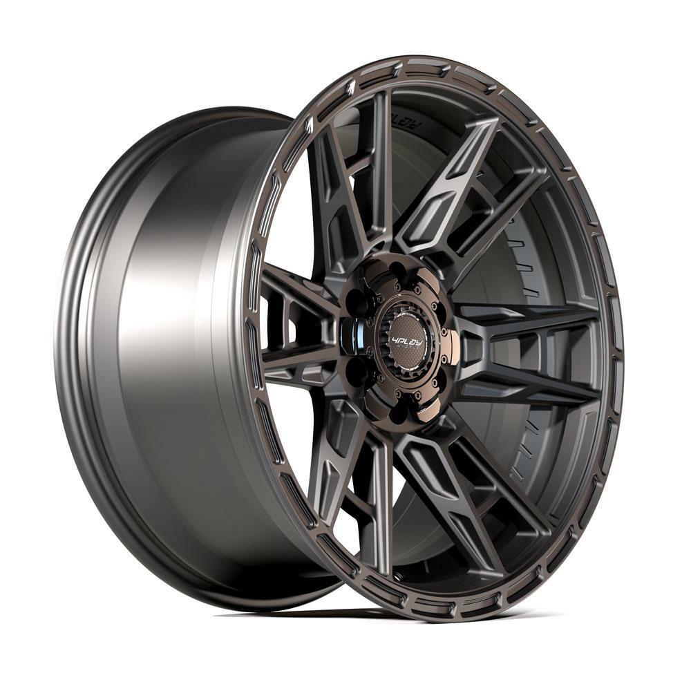 4PLAY Sport2.0 4PS20 18x8 38et 5x108mm & 5x110mm Matte Black for Bronco Sport