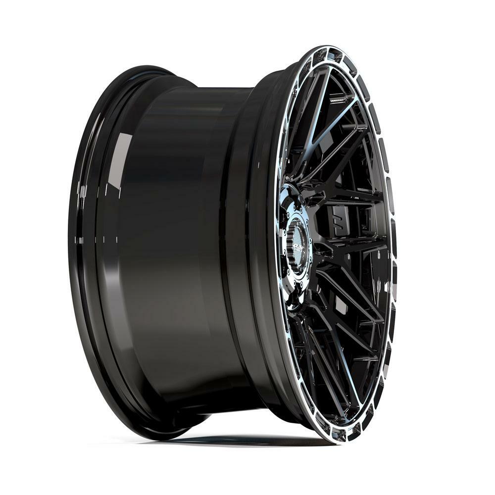 4PLAY Sport2.0 4PS28 20x9 -6et 5x5" & 5x5.5" Matte Black for 2021-2023 Ford Bronco