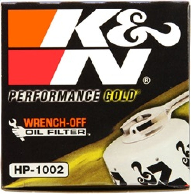 K&N Oil Filter For 2021-2023 Ford Bronco 2.3L L4 Gas; Ford Bronco Sport 1.5L L3 Gas; 2.0L L4 Gas; HP-1002
