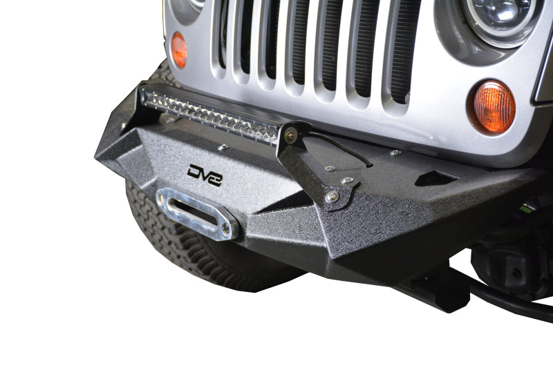 Jk/Jl Front Bumper W/Light Bracket Winch Plate 07-18 Wrangler Jk/Jl Steel Stubby