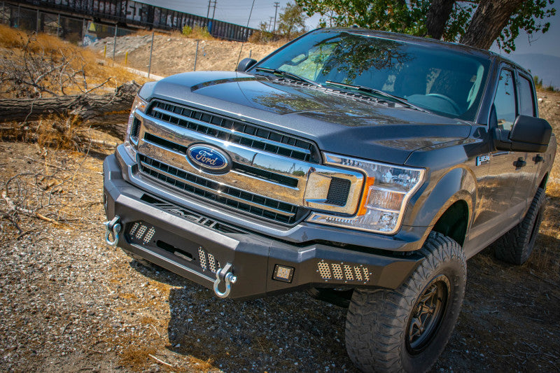 Ford F-150 Front Bumper With Light Holes 18-20 Ford F-150 F