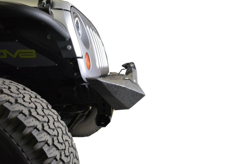 Jk/Jl Front Bumper W/Light Bracket Winch Plate 07-18 Wrangler Jk/Jl Steel Stubby