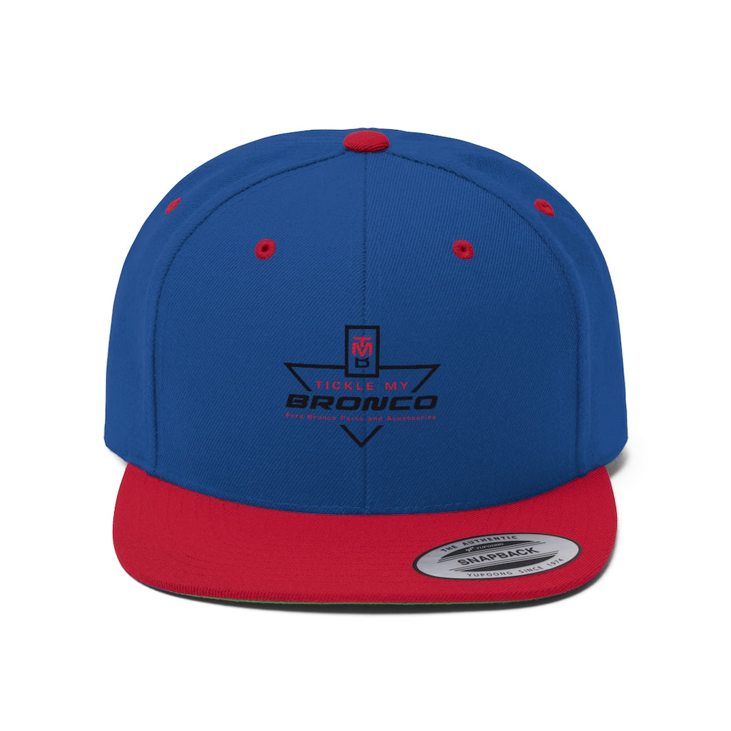Tickle My Bronco Unisex Flat Bill Hat
