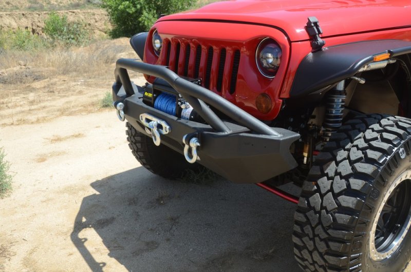 Jk/Jl Front Bumper 07-18 Wrangler Jk/Jl Steel Mid Length