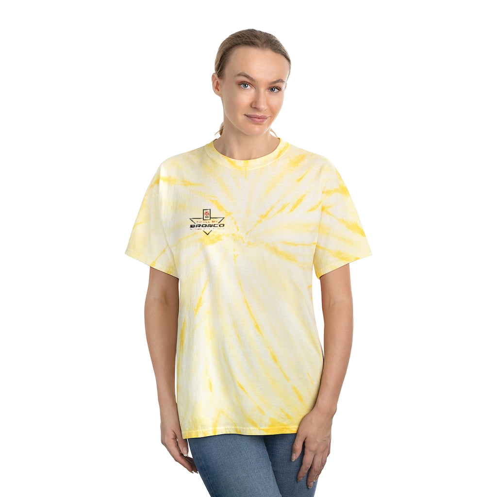 Tickle My Bronco Tie-Dye Tee, Cyclone