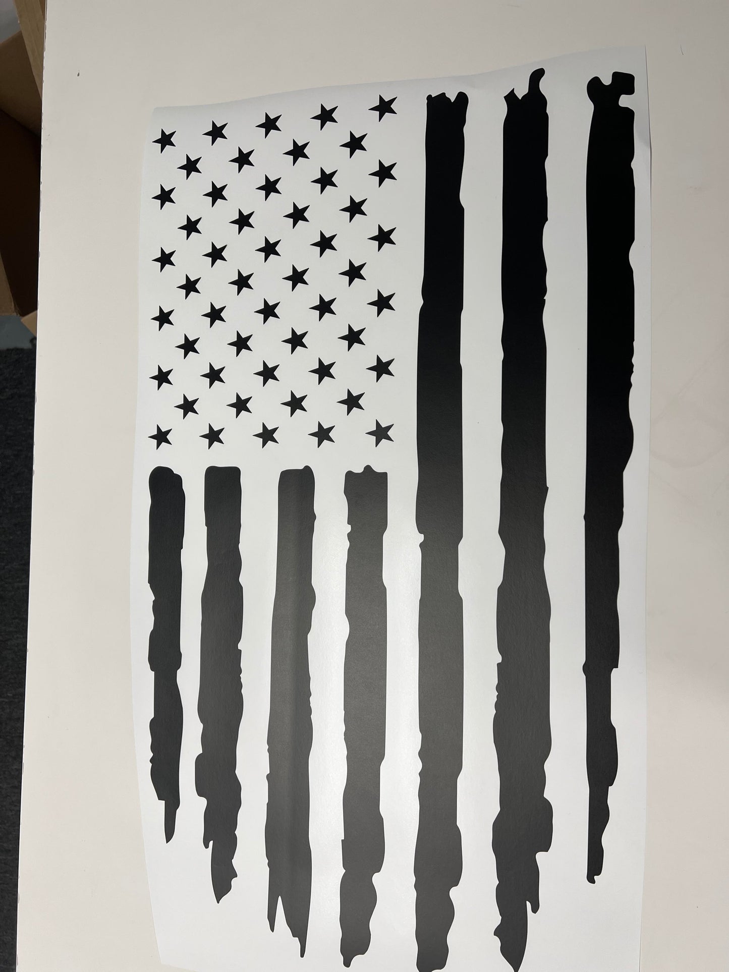 2021-2024 Ford Bronco American Flag Hood Decal