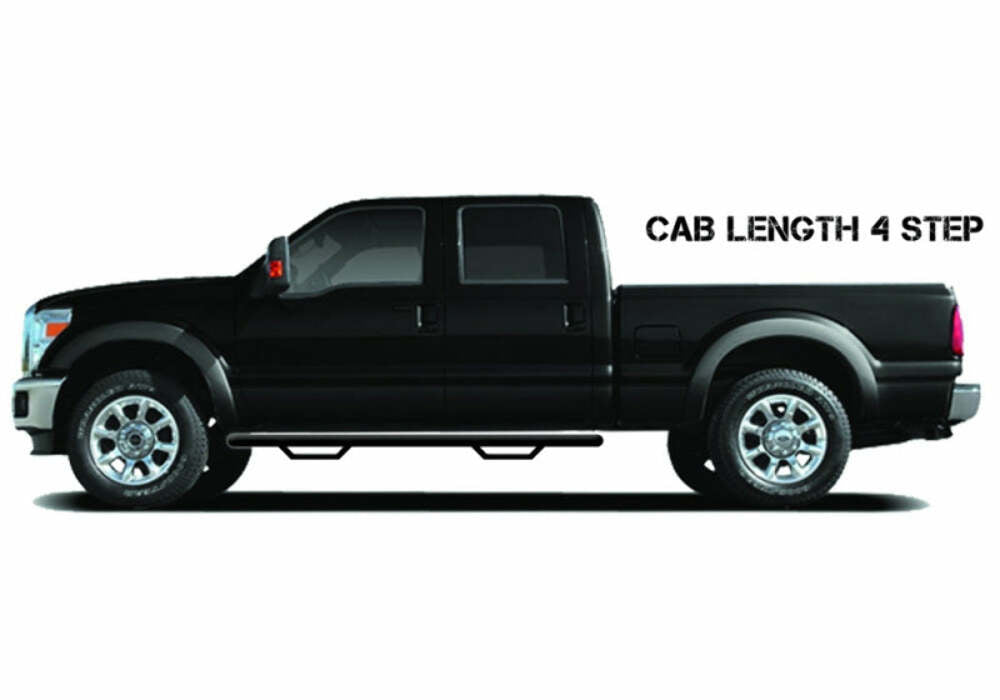 N-Fab F2172B Fits 2021-2023 Ford Bronco Gloss Black Nerf Step