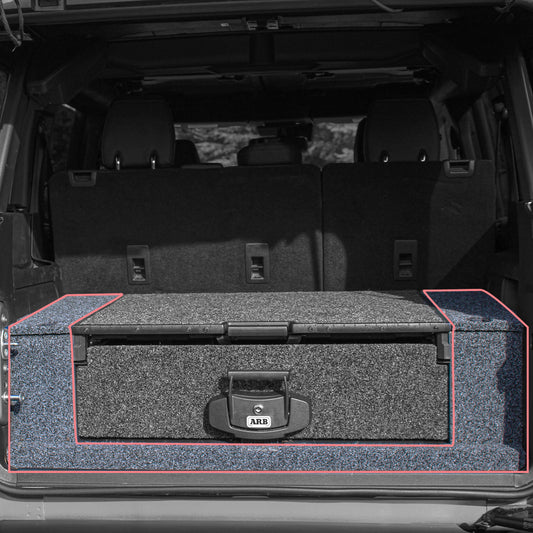 ARB Roller Drawer Fitting and Installation Kit For 2021-2024 Ford Bronco (BRONFKIK); Requires ARB Outback Solutions Roller Drawer # RDRF790
