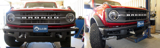 Blue Ox BX2688 Baseplate fits Select Ford Bronco with MODULAR BUMPER (Includes ACC, Turbo, & Shutters)