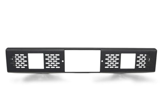 Fab Fours® Vengeance Black Powder Coat Adaptive Cruise Control Relocation Bracket W/ Light CutOut For 2021-2023 Ford Bronco M6652-1