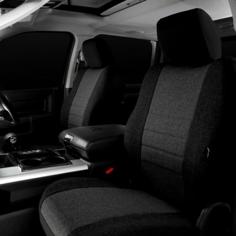 Fia Oe Series 1st row Black & Charcoal Custom Seat Cover For 2021-2024 Ford Bronco OE37-69 CHARC