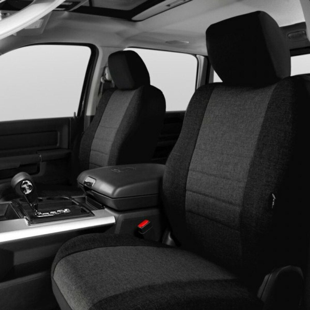 Fia Oe Series 1st row Black & Charcoal Custom Seat Cover For 2021-2024 Ford Bronco OE37-69 CHARC