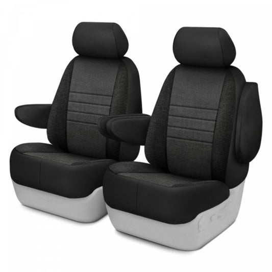 Fia Oe Series 1st row Black & Charcoal Custom Seat Cover For 2021-2024 Ford Bronco OE37-69 CHARC