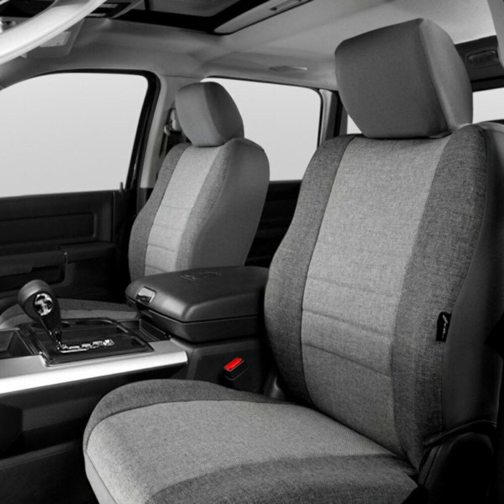 Fia Oe Series 1st row Dark & Light Gray Custom Seat Cover For 2021-2024 Ford Bronco OE37-69 GRAY