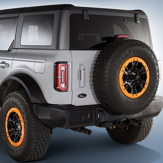 Ford Performance M-1021K-BLO Bead Lock Trim Ring Kit - Orange Fits 2021-2024 Ford Bronco