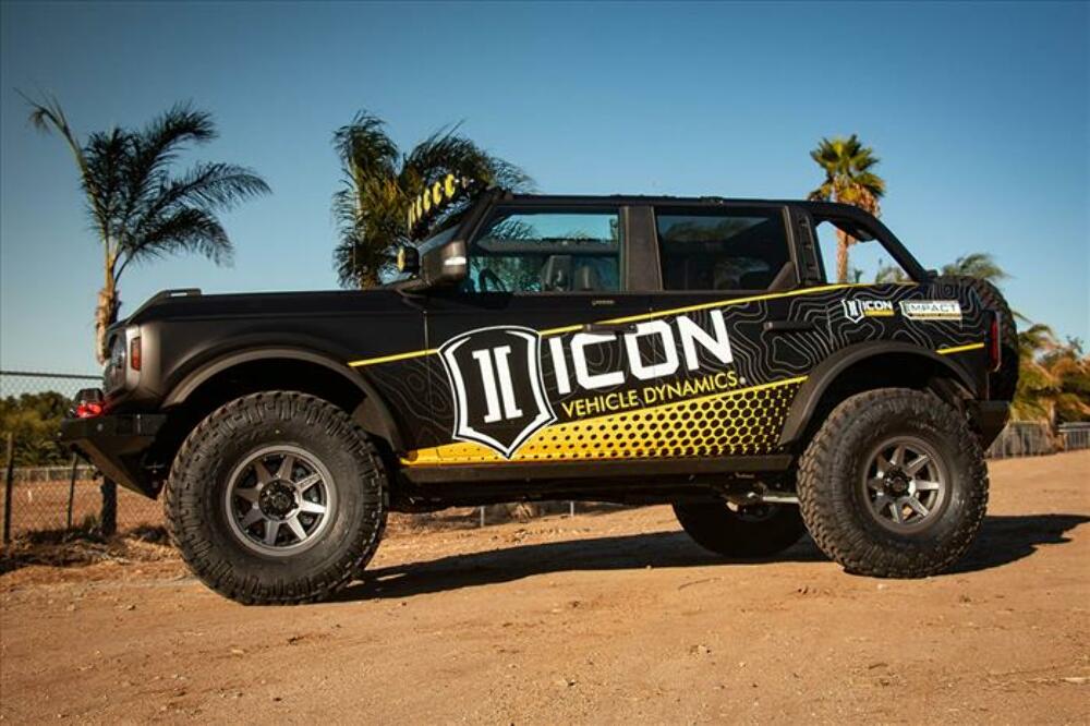 ICON 48500DJ Billet UCA DJ Pro Kit Fits 2021-2024 Ford Bronco