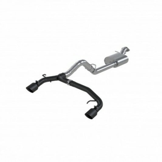 MBRP S5241BLK Fits 2021-2023 Ford Bronco 3" Cat-Back, Dual Split Rear Exit, Black-Coated Aluminized Steel