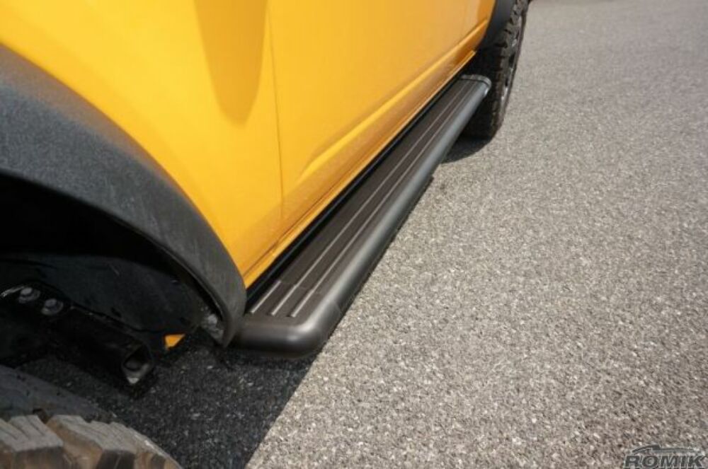 Romik® 6" RB2 Series Black Running Boards For 2021-2023 Ford Bronco 22388419