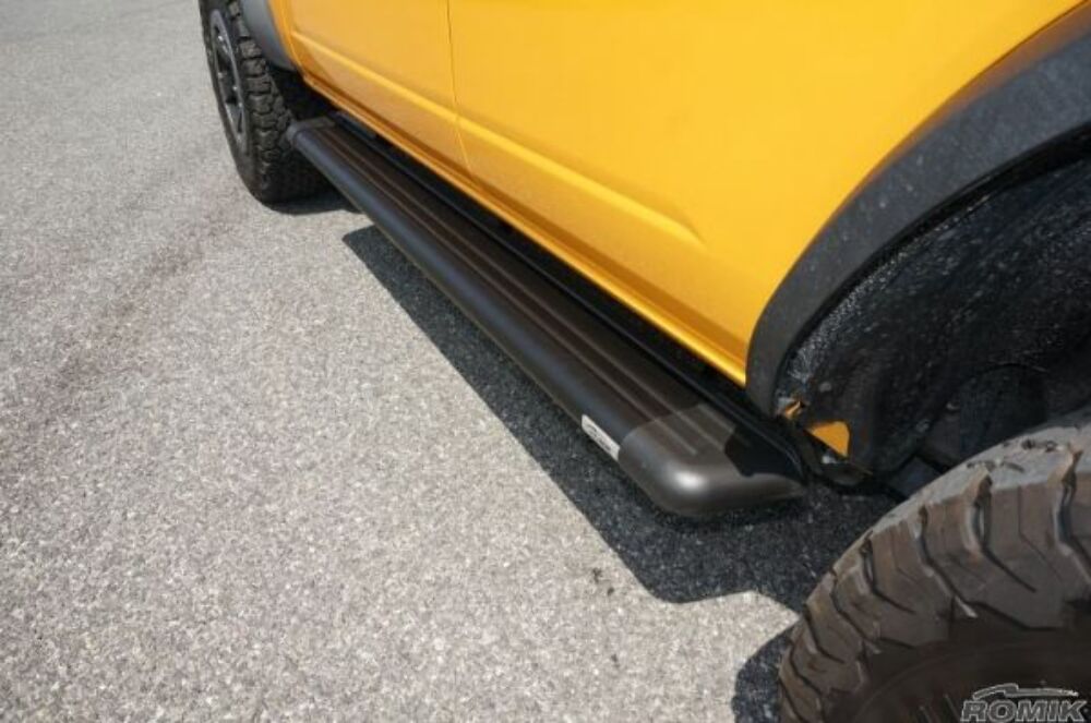 Romik® 6" RB2 Series Black Running Boards For 2021-2023 Ford Bronco 22388419