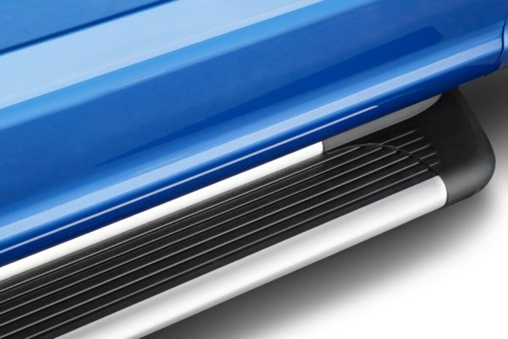 Westin 6" Sure-Grip Cab Length Black Running Boards with Brushed Trim For 2021-2023 Ford Bronco 4-Door 27-6100
