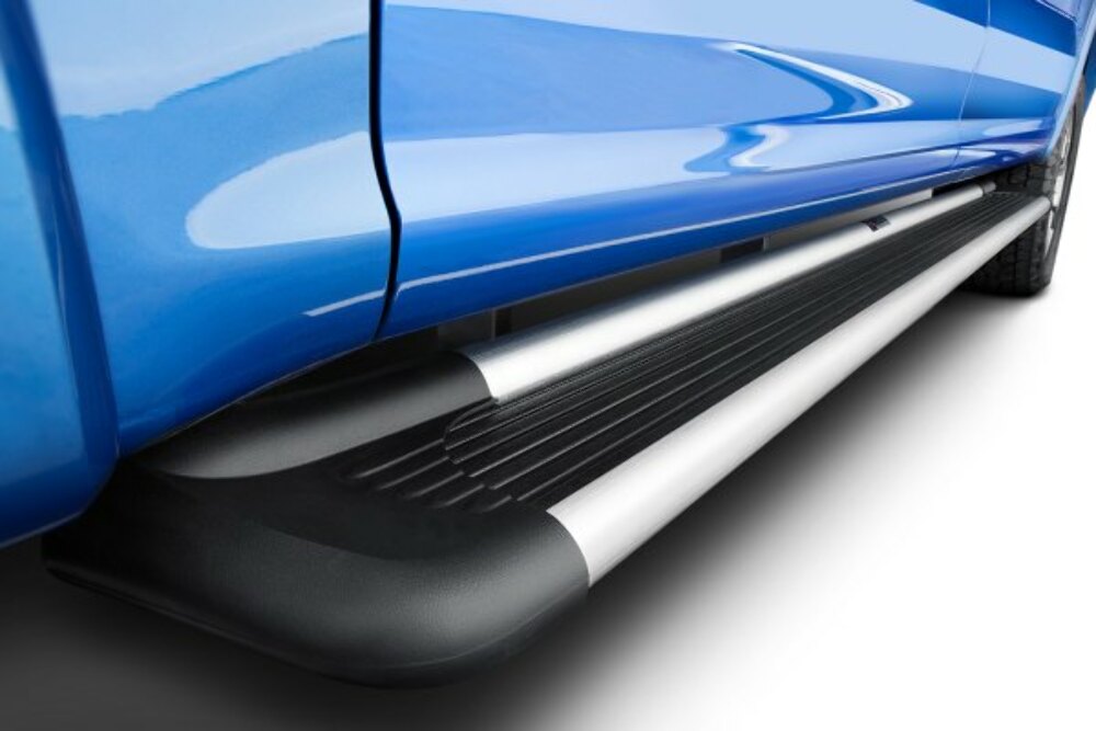 Westin 6" Sure-Grip Cab Length Black Running Boards with Brushed Trim For 2021-2023 Ford Bronco 4-Door 27-6100