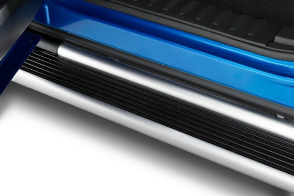 Westin 6" Sure-Grip Black Running Boards Brushed Trim For 2021-2023 Ford Bronco 4-Door 27-6120