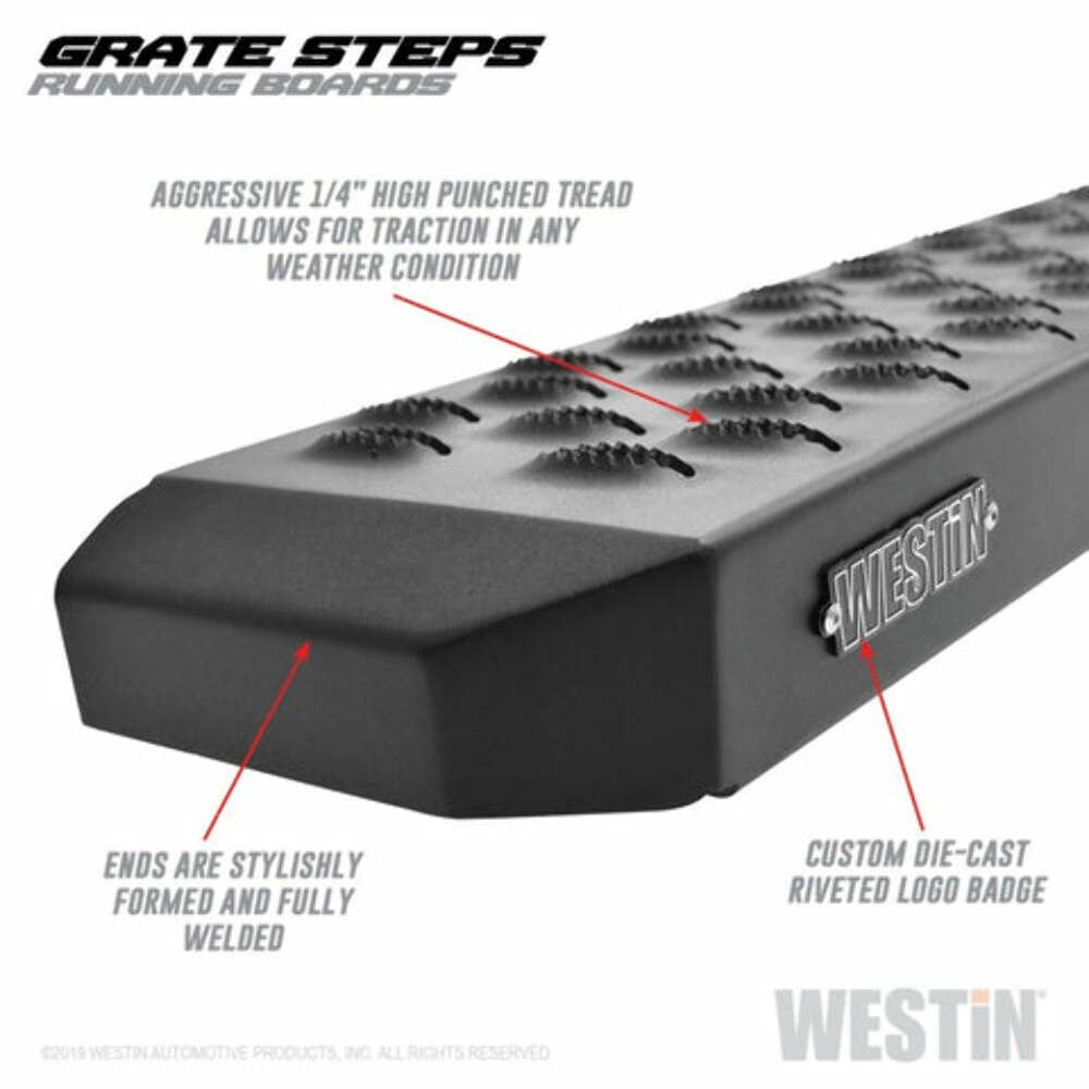 Westin GRATE Steps Running Boards for 2021-2023 Ford Bronco 27-74725