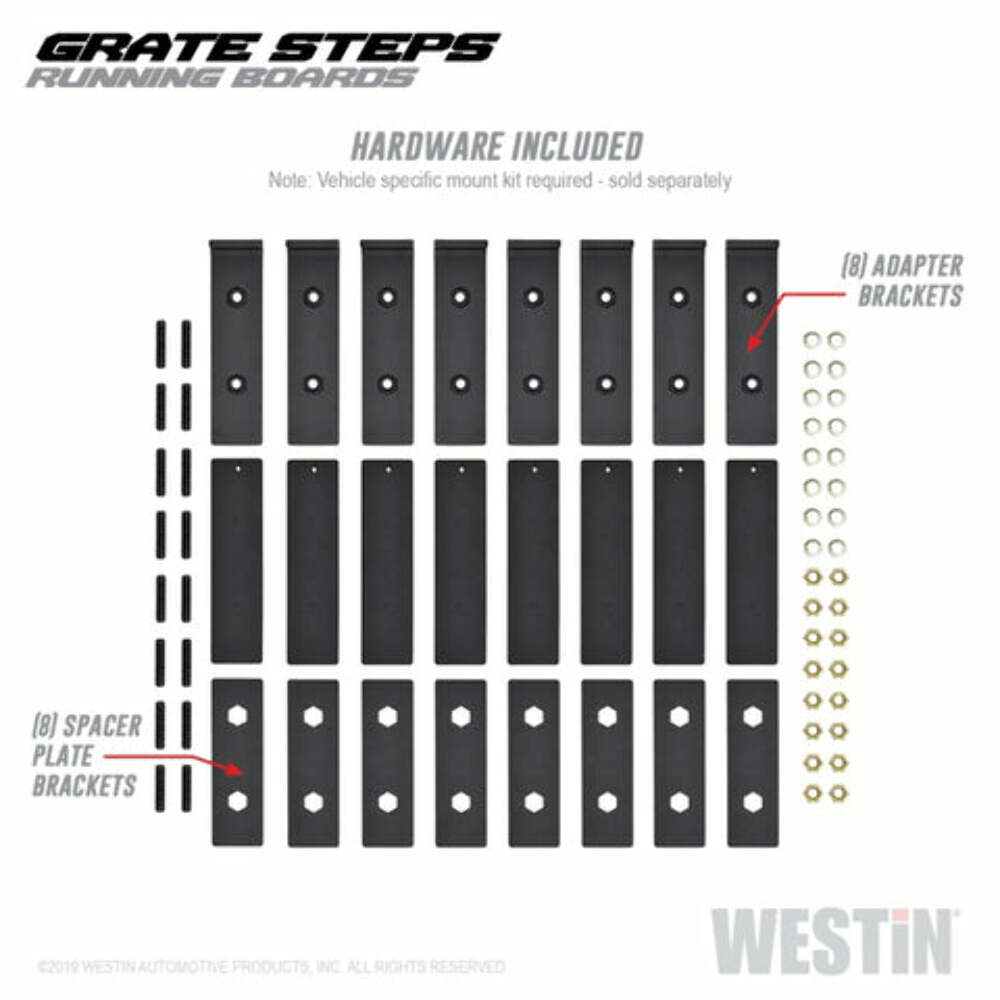 Westin GRATE Steps Running Boards for 2021-2023 Ford Bronco 27-74725