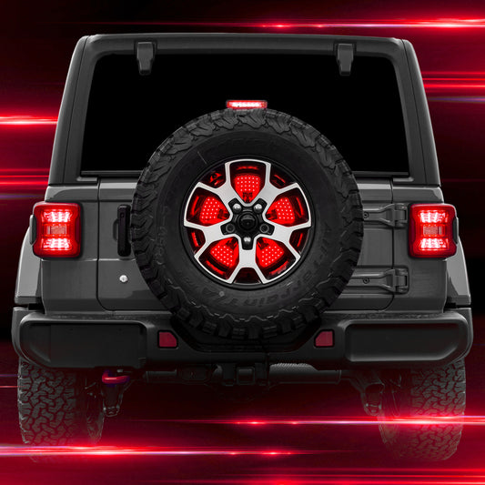 XK Glow 5th Wheel Light With Sequential Turn / Brake / Reverse For 2021-2024 Ford Bronco XK041019B