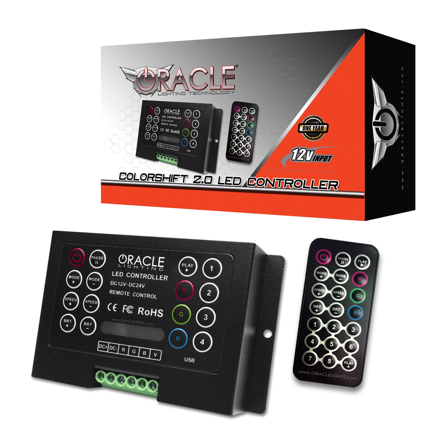 ORACLE Lighting 1468-333 Fits Ford Bronco ColorSHIFT® RGB+W Headlight Halo Upgrade Kit