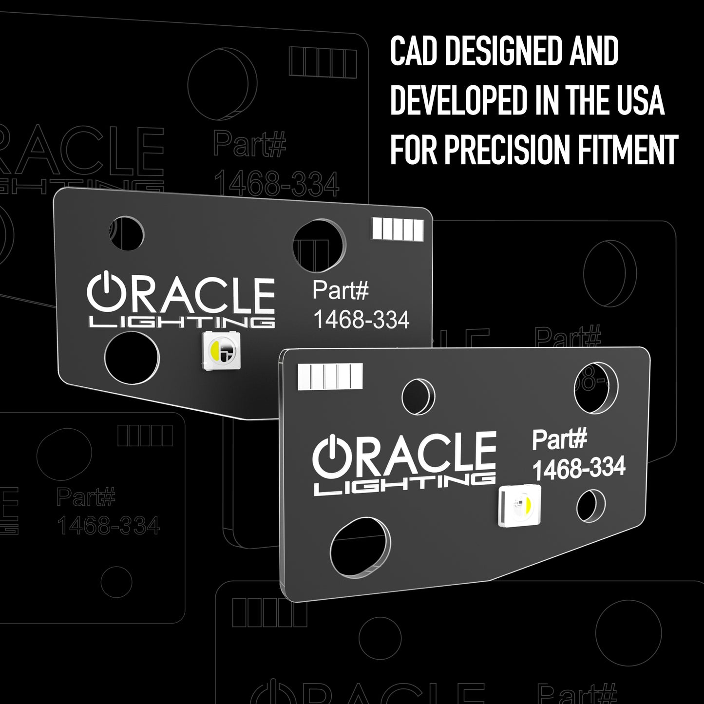 ORACLE Lighting 1468-333 Fits Ford Bronco ColorSHIFT® RGB+W Headlight Halo Upgrade Kit