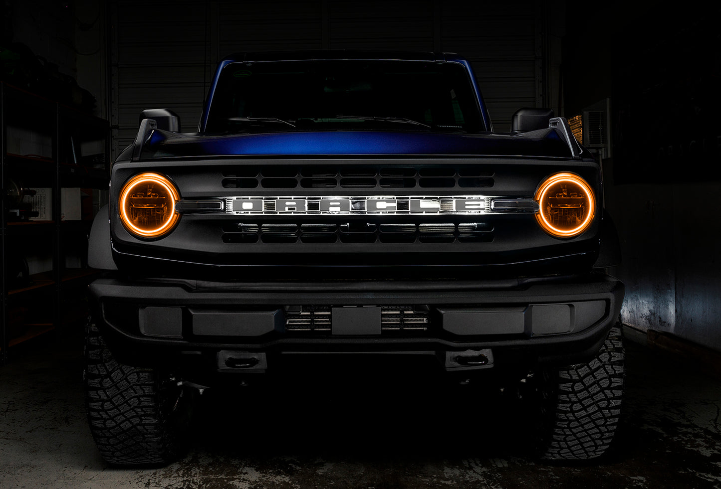 ORACLE Lighting 1470-334 Fits Ford Bronco LED Headlight Halo Halo Kit - Base Headlights